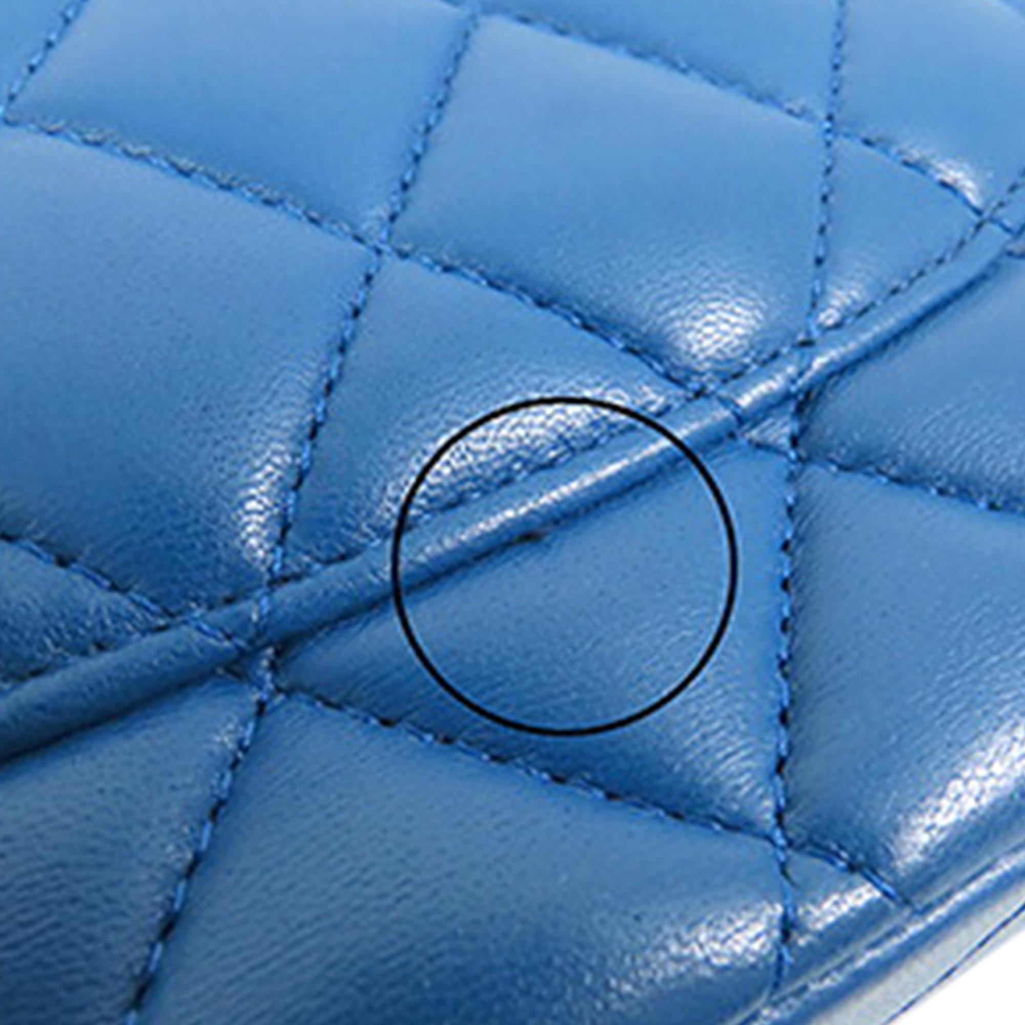 Chanel Medium Classic Lambskin Rainbow Hardware Double Flap