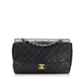 Chanel Medium Classic Lambskin Single Flap (SHG-wsGGOz)