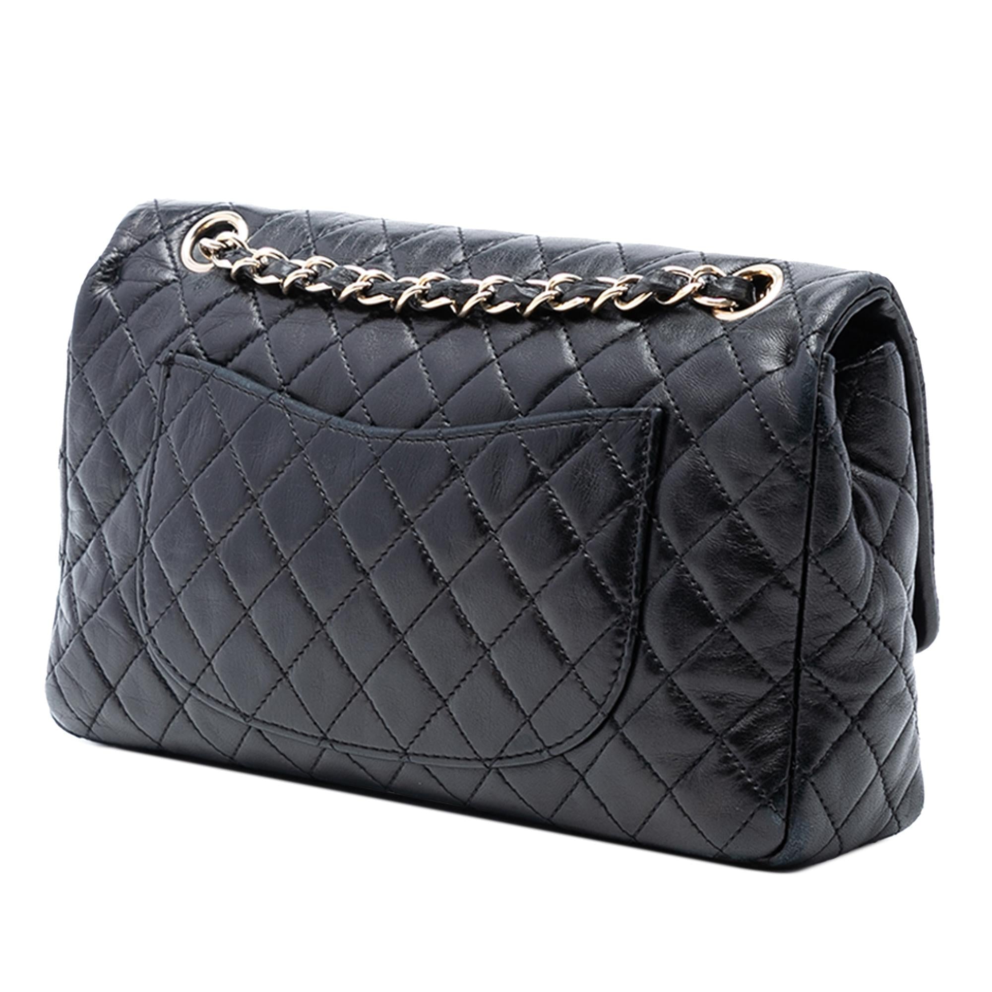 Chanel Medium Classic Lambskin Valentines Heart Charms Single Flap