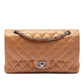 Chanel Medium Classic Metallic Caviar Double Flap