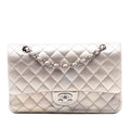 Chanel Medium Classic Metallic Lambskin Double Flap