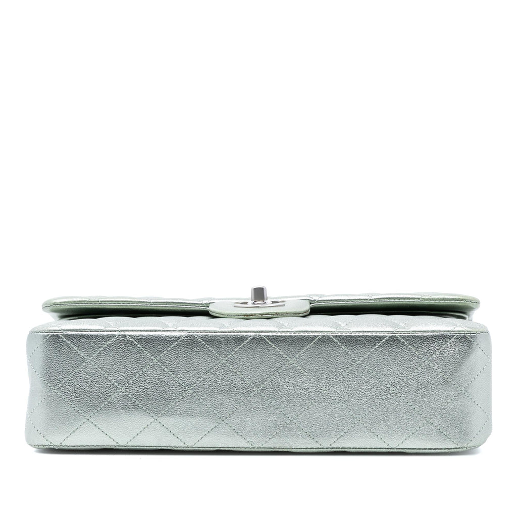 Chanel Medium Classic Metallic Lambskin Double Flap