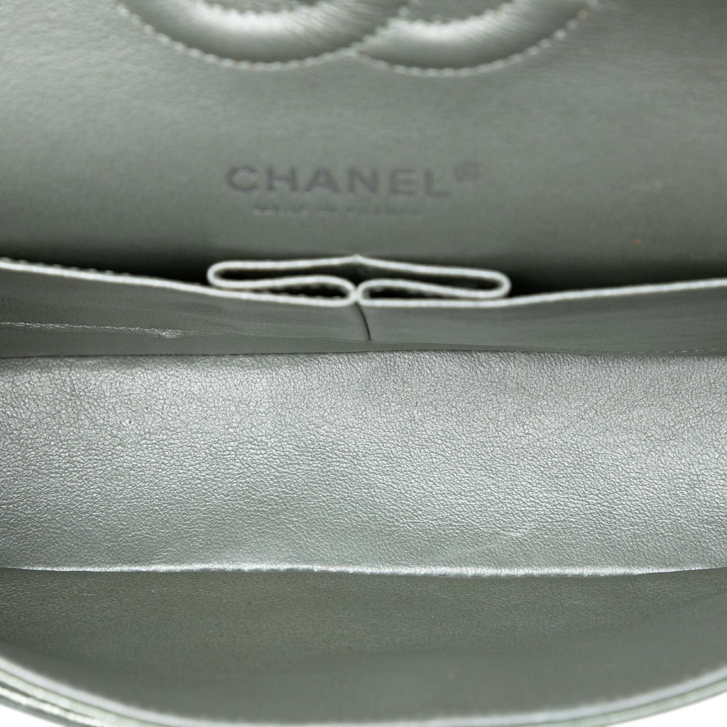 Chanel Medium Classic Metallic Lambskin Double Flap