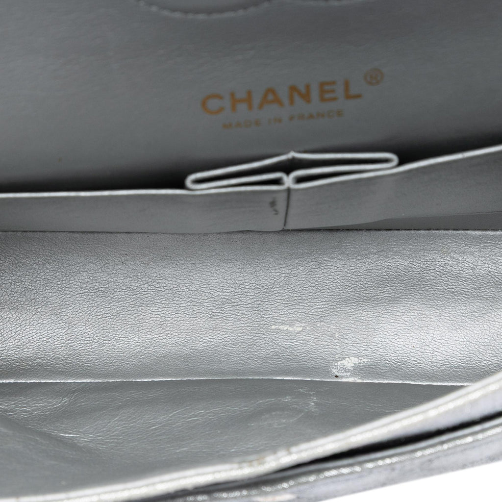 Chanel Medium Classic Metallic Lambskin Double Flap