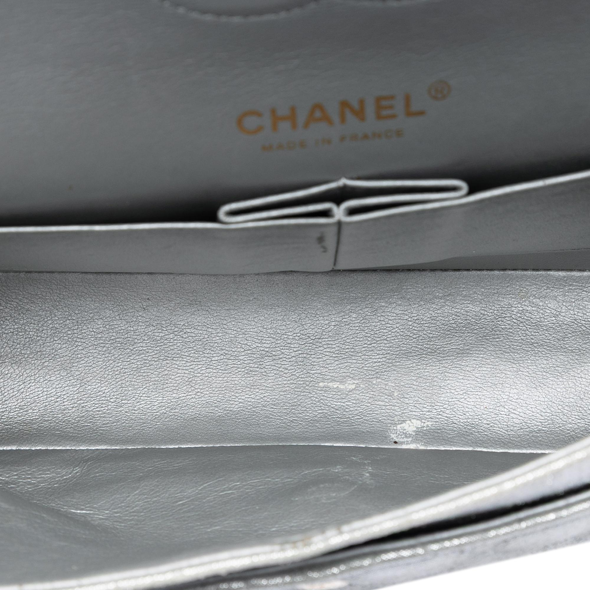 Chanel Medium Classic Metallic Lambskin Double Flap