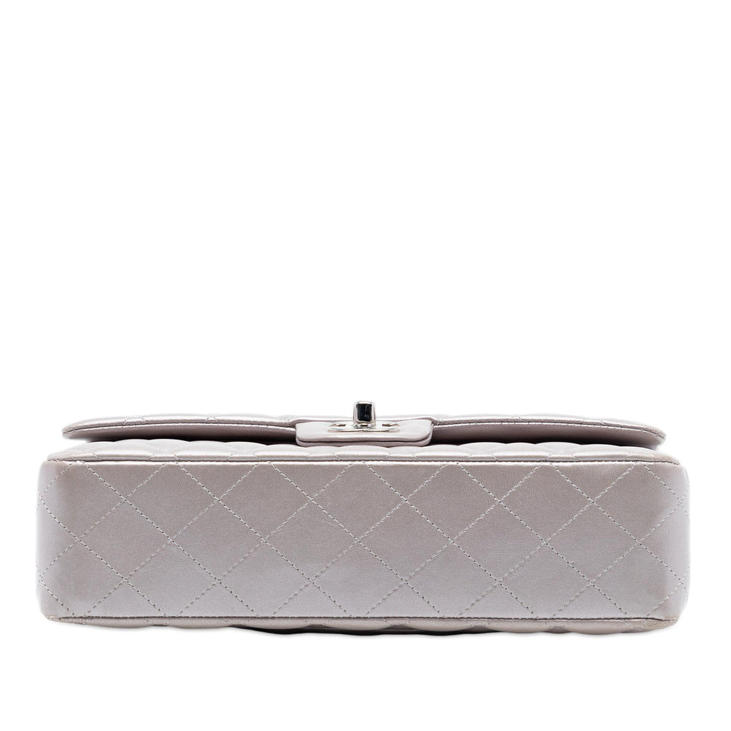 Chanel Medium Classic Metallic Lambskin Double Flap