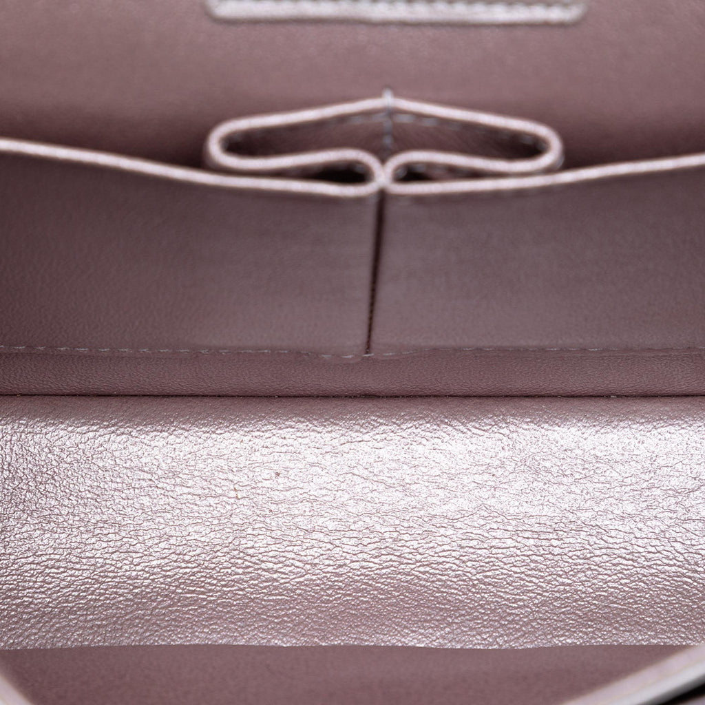 Chanel Medium Classic Metallic Lambskin Double Flap