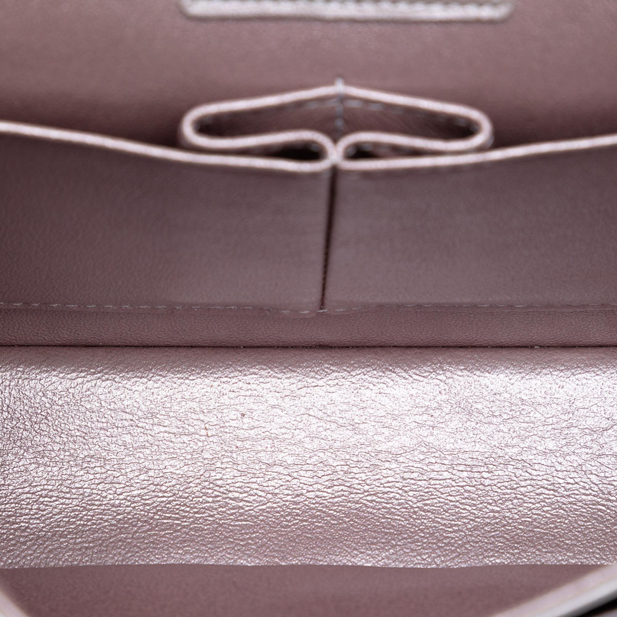 Chanel Medium Classic Metallic Lambskin Double Flap