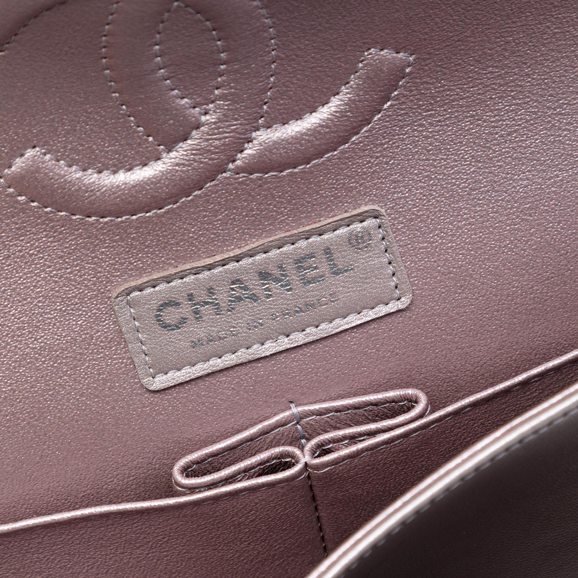 Chanel Medium Classic Metallic Lambskin Double Flap