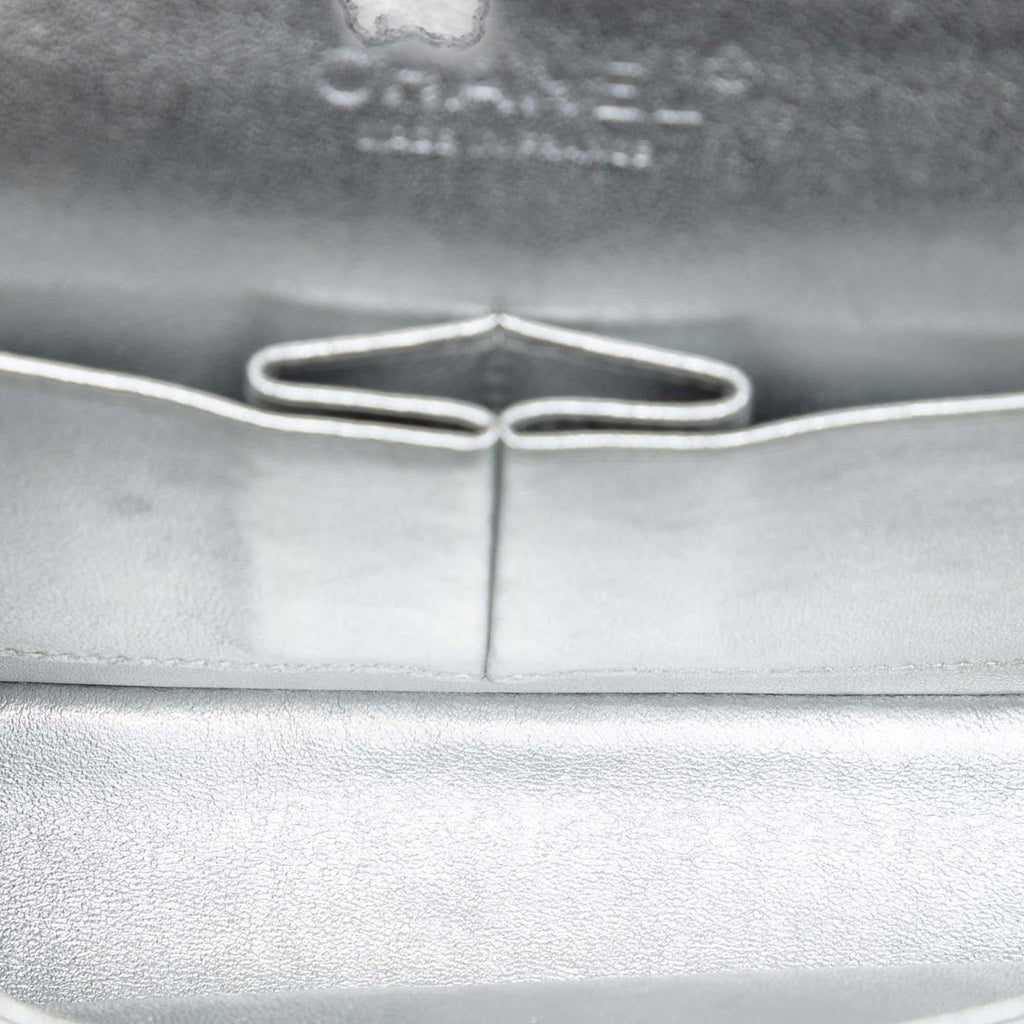 Chanel Medium Classic Metallic Lambskin Double Flap