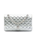 Chanel Medium Classic Metallic Lambskin Double Flap