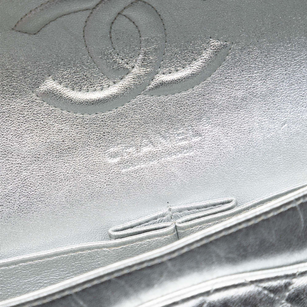 Chanel Medium Classic Metallic Lambskin Double Flap