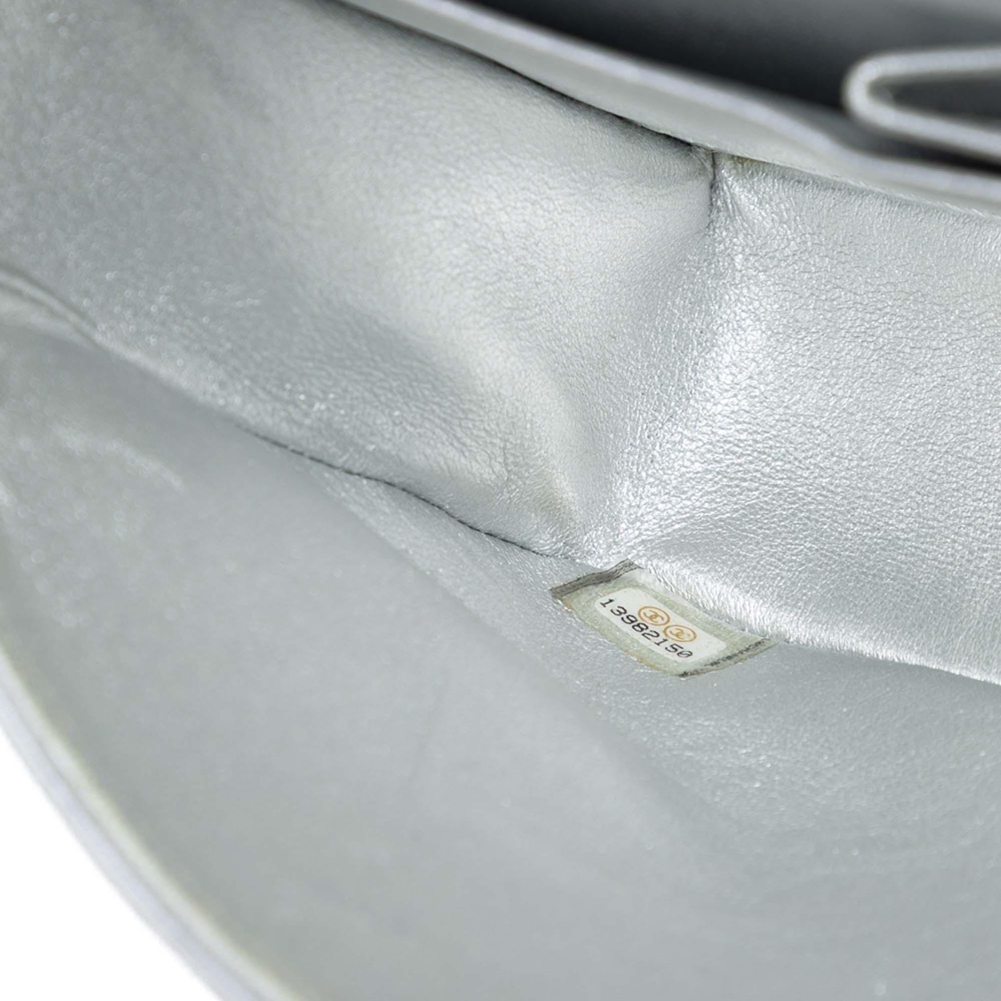 Chanel Medium Classic Metallic Lambskin Double Flap