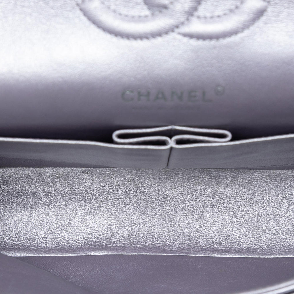 Chanel Medium Classic Metallic Lambskin Double Flap