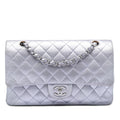 Chanel Medium Classic Metallic Lambskin Double Flap