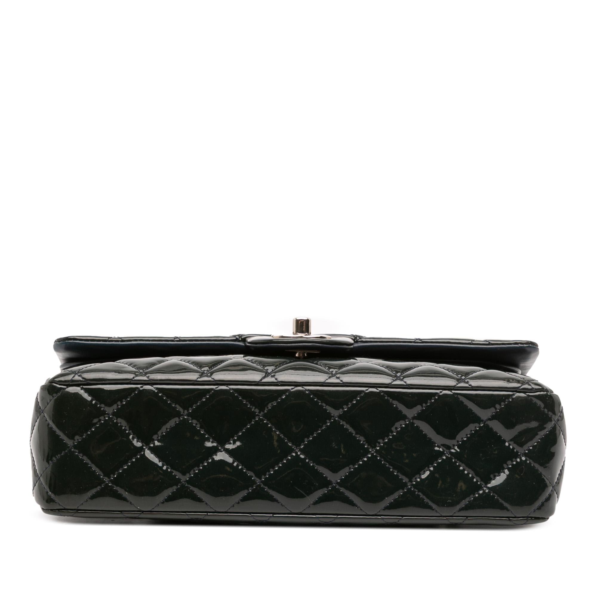 Chanel Medium Classic Patent Double Fla
