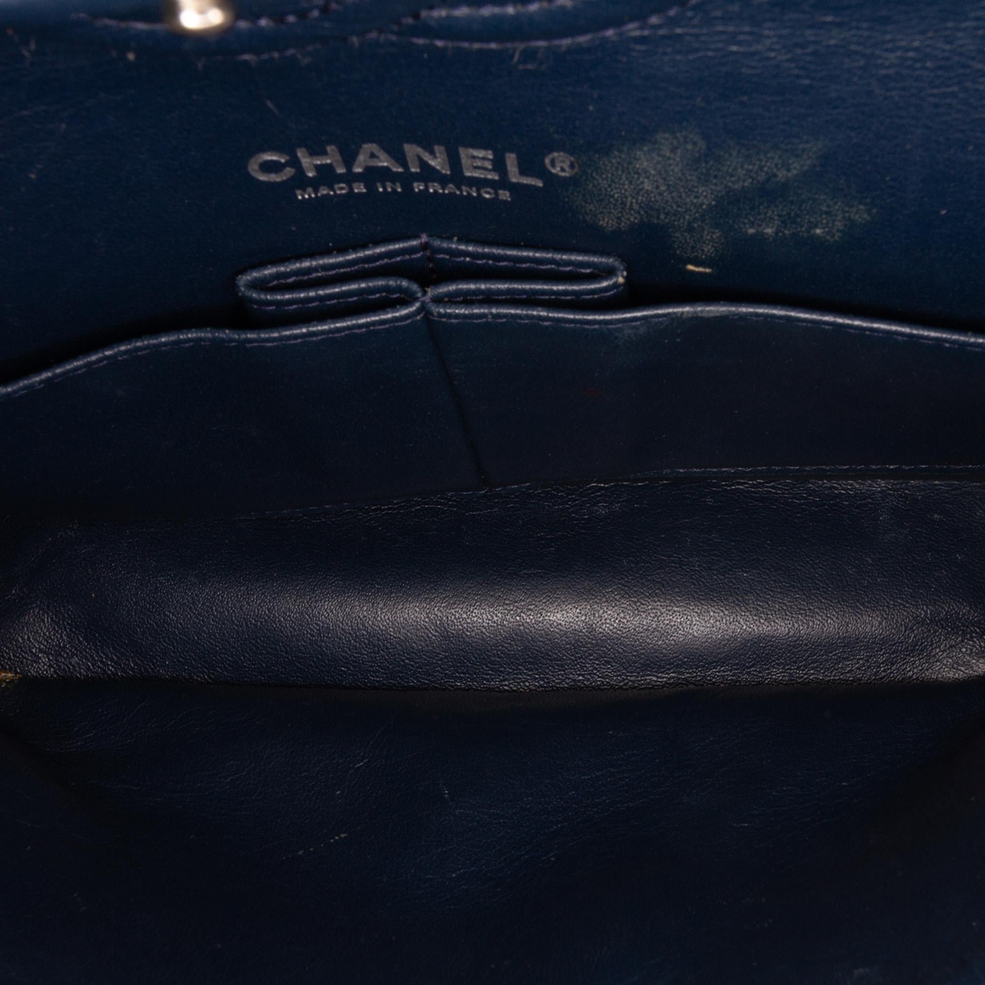 Chanel Medium Classic Patent Double Fla