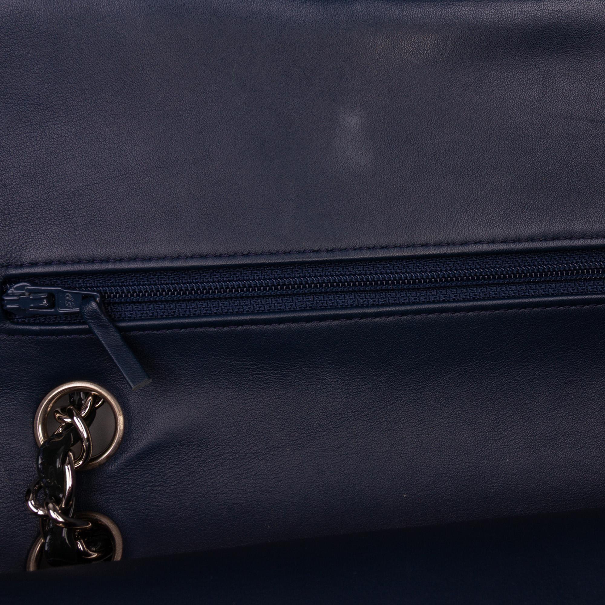 Chanel Medium Classic Patent Double Fla