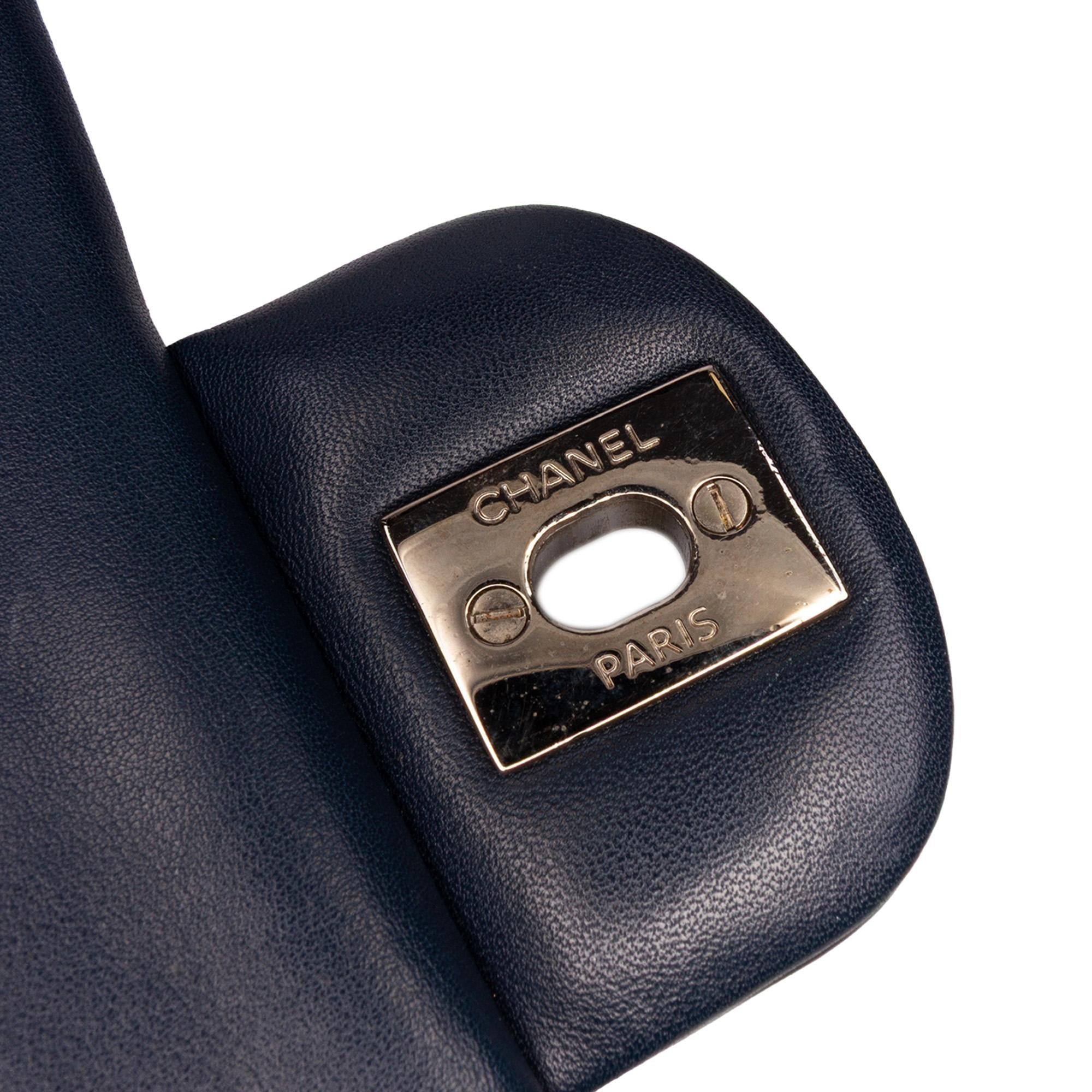Chanel Medium Classic Patent Double Fla