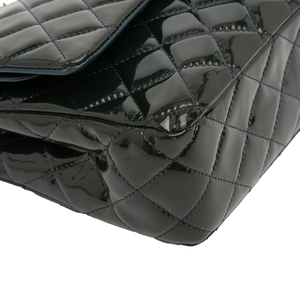 Chanel Medium Classic Patent Double Fla