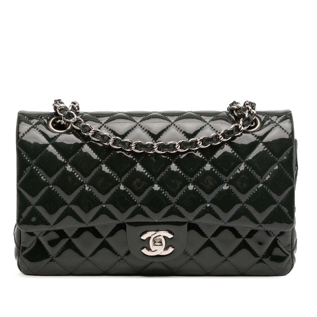 Chanel Medium Classic Patent Double Fla