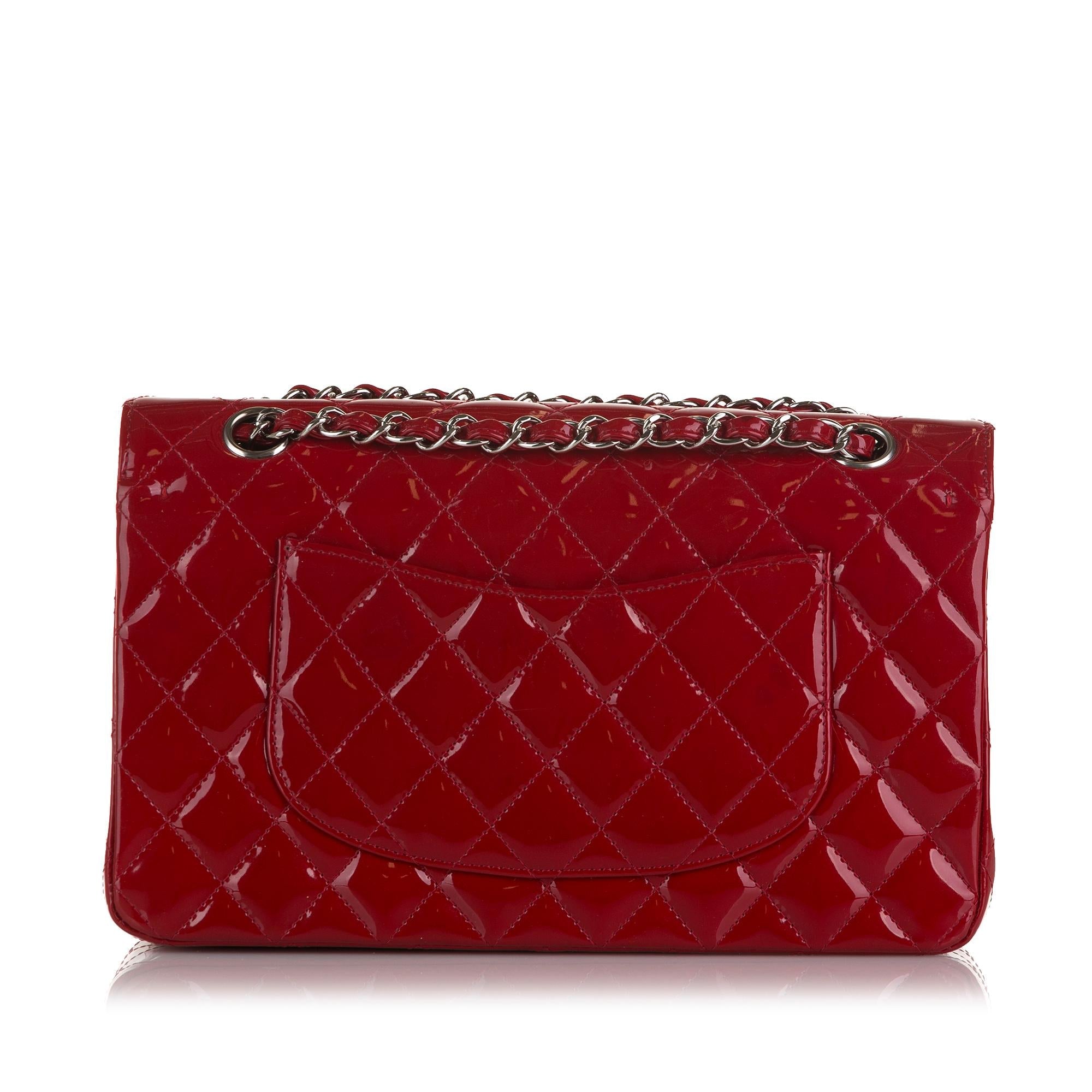 Chanel Medium Classic Patent Double Flap (SHG-DGBZhw)