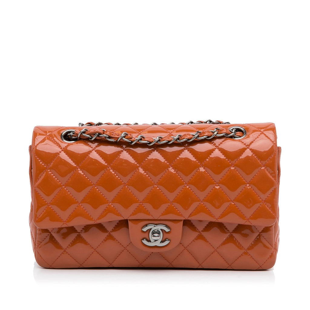 Chanel Medium Classic Patent Double Flap (SHG-dM8MXI)
