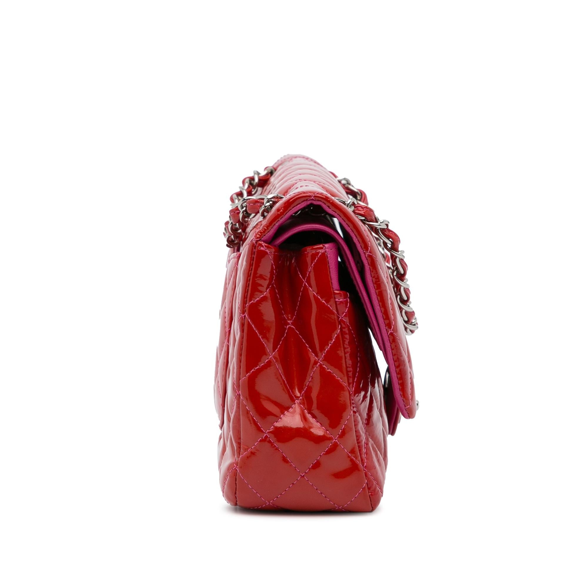 Chanel Medium Classic Patent Double Flap (SHG-nvPWph)