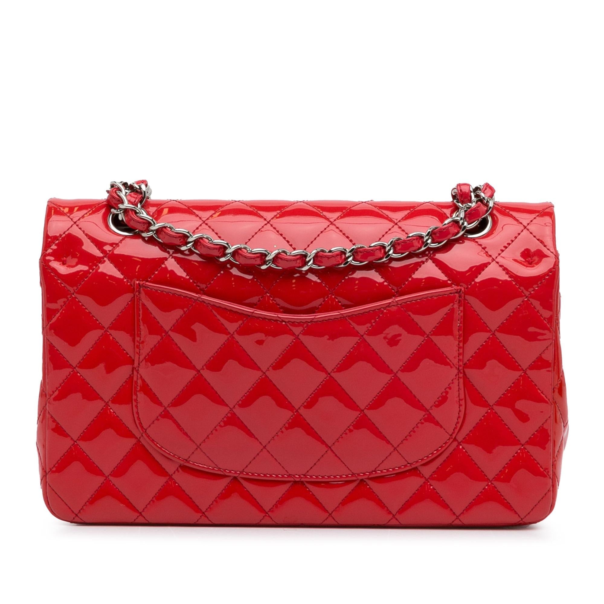 Chanel Medium Classic Patent Double Flap (SHG-VkMy2C)