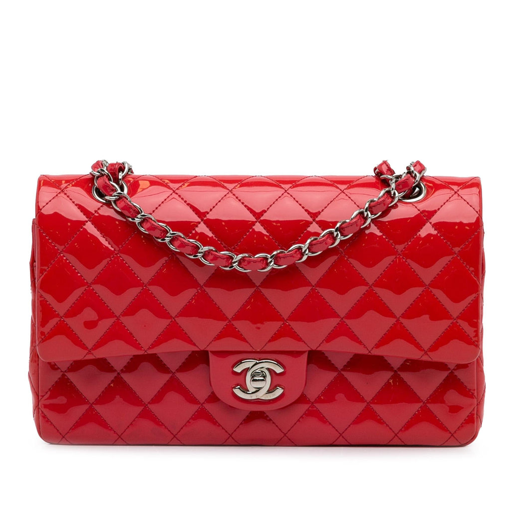 Chanel Medium Classic Patent Double Flap (SHG-VkMy2C)