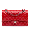 Chanel Medium Classic Patent Double Flap (SHG-VkMy2C)