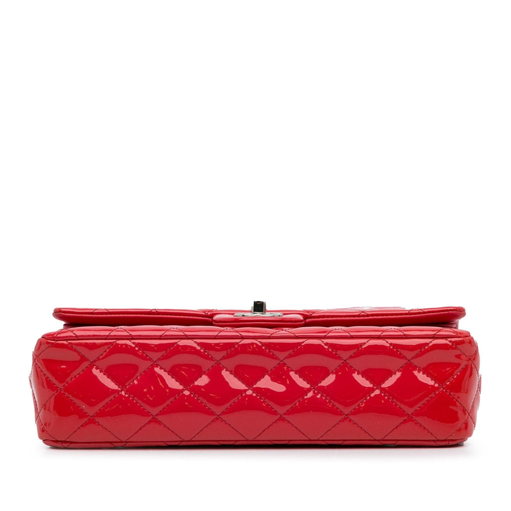 Chanel Medium Classic Patent Double Flap (SHG-VkMy2C)