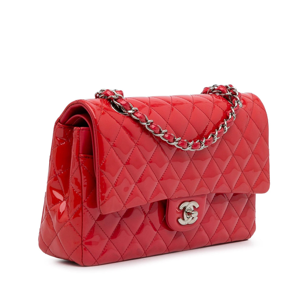 Chanel Medium Classic Patent Double Flap (SHG-VkMy2C)