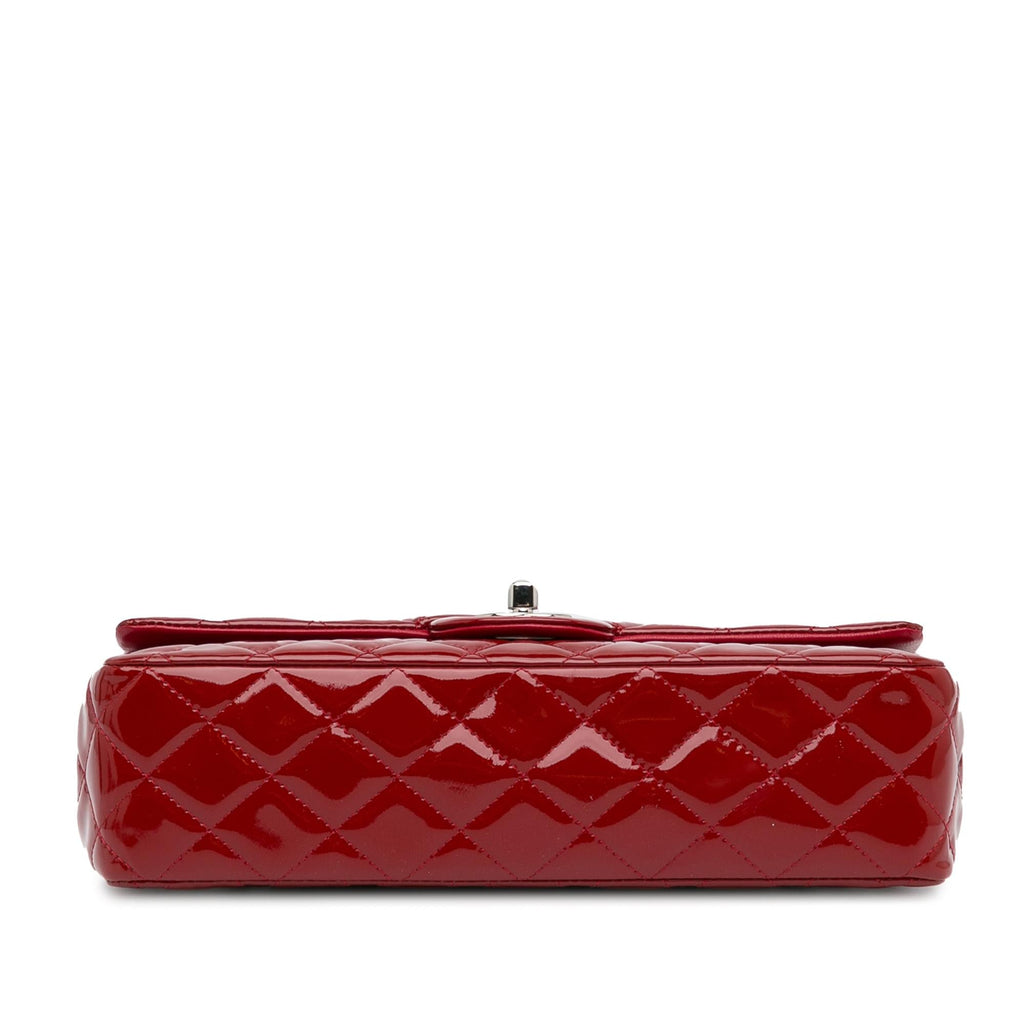 Chanel Medium Classic Patent Double Flap (SHG-aWKJWo)