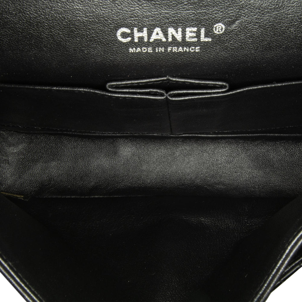 Chanel Medium Classic Patent Double Flap (SHG-mstM2R)