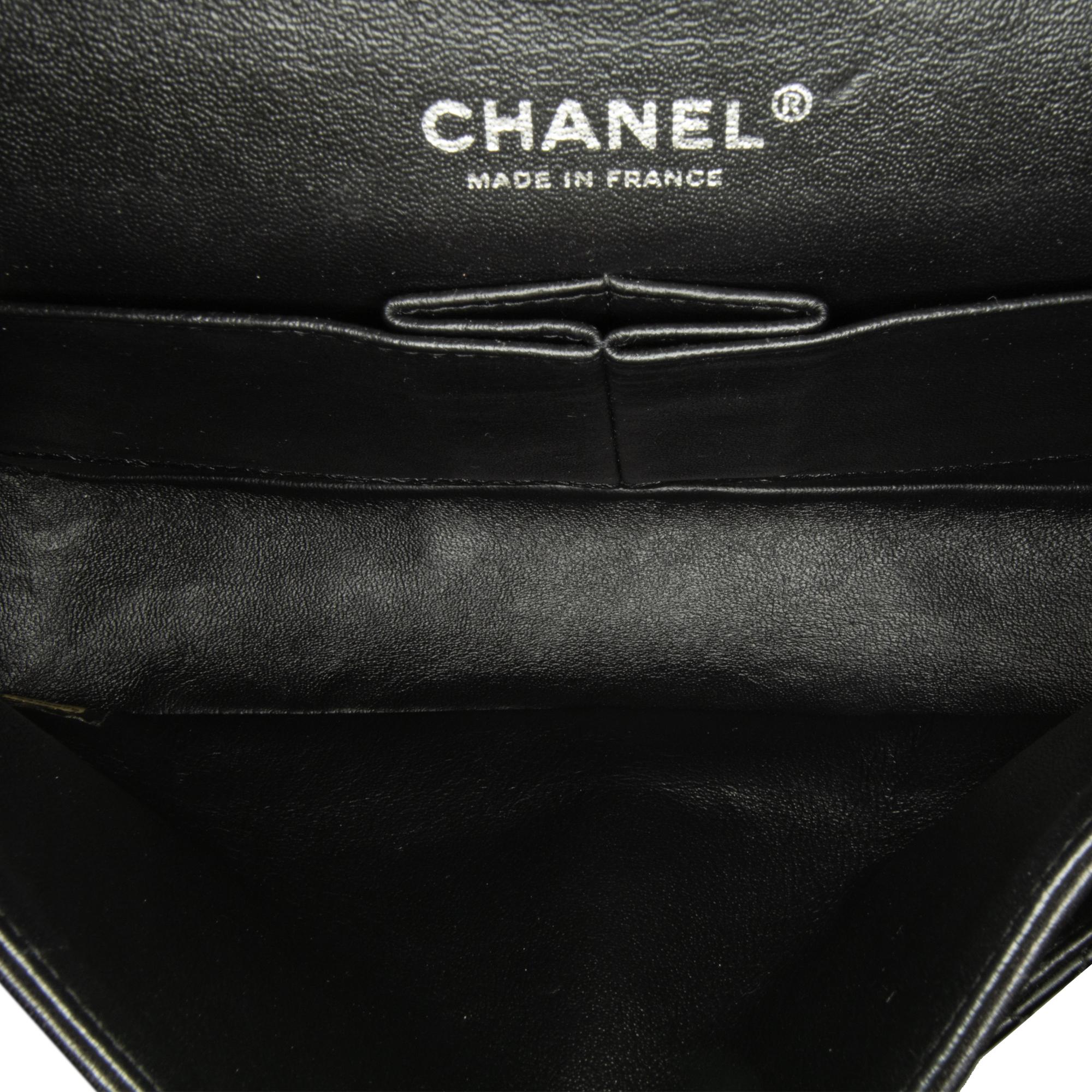 Chanel Medium Classic Patent Double Flap (SHG-mstM2R)