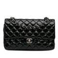 Chanel Medium Classic Patent Double Flap (SHG-mstM2R)