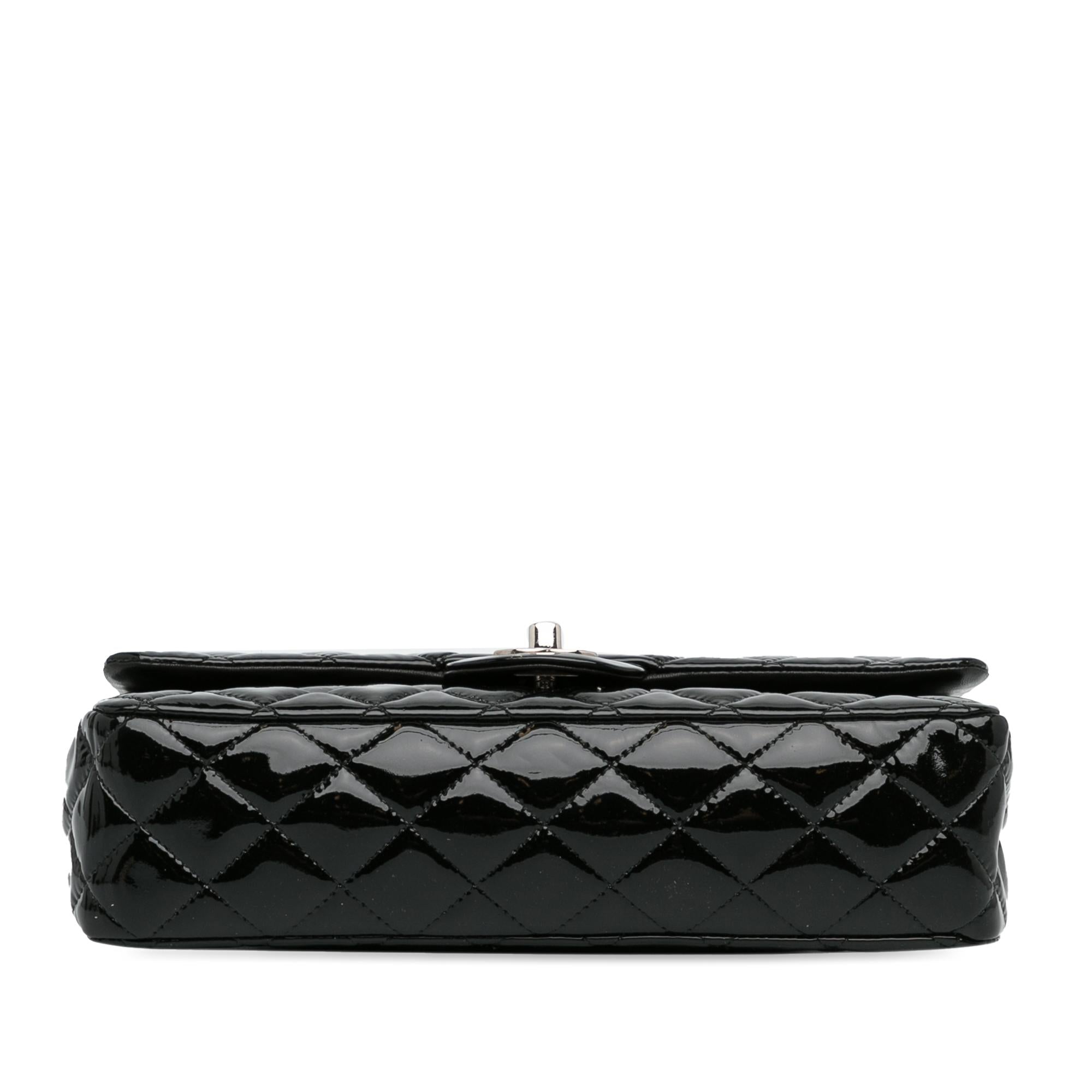Chanel Medium Classic Patent Double Flap (SHG-mstM2R)