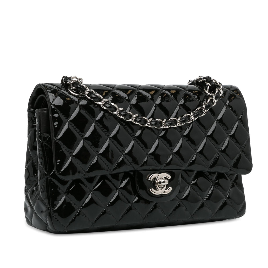 Chanel Medium Classic Patent Double Flap (SHG-mstM2R)