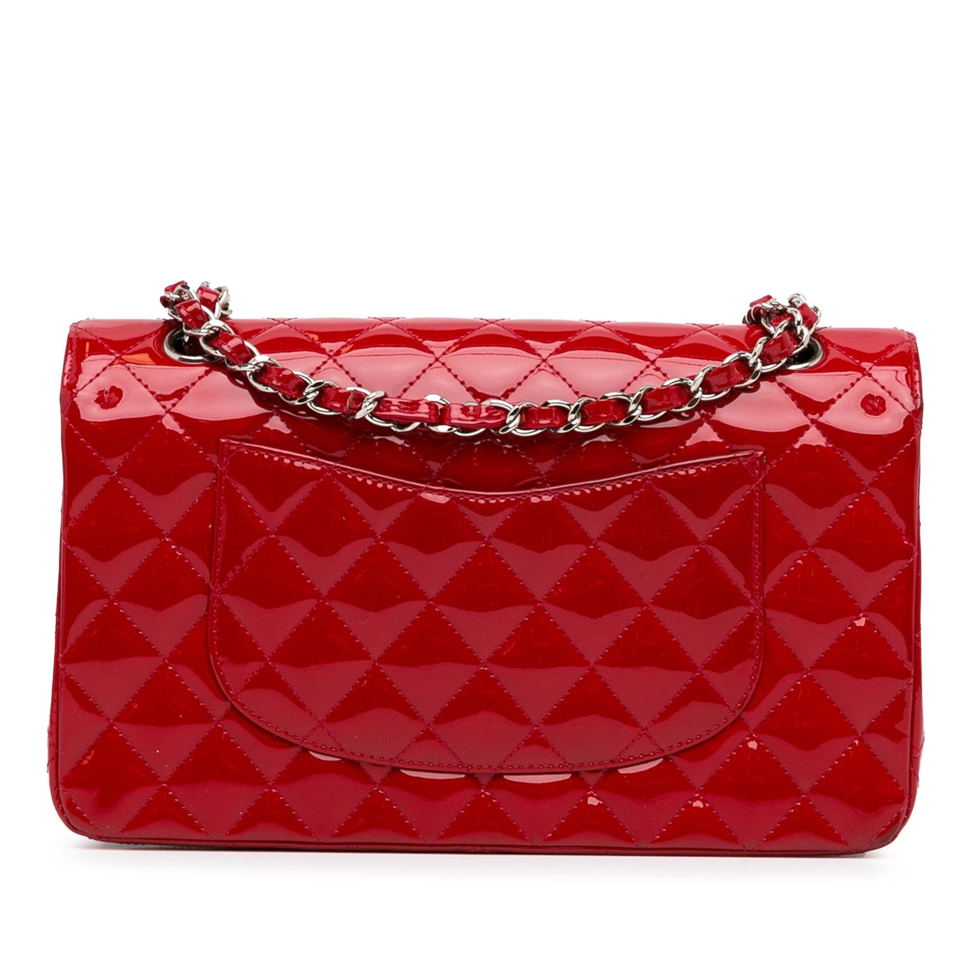 Chanel Medium Classic Patent Double Flap (SHG-3RWLQC)