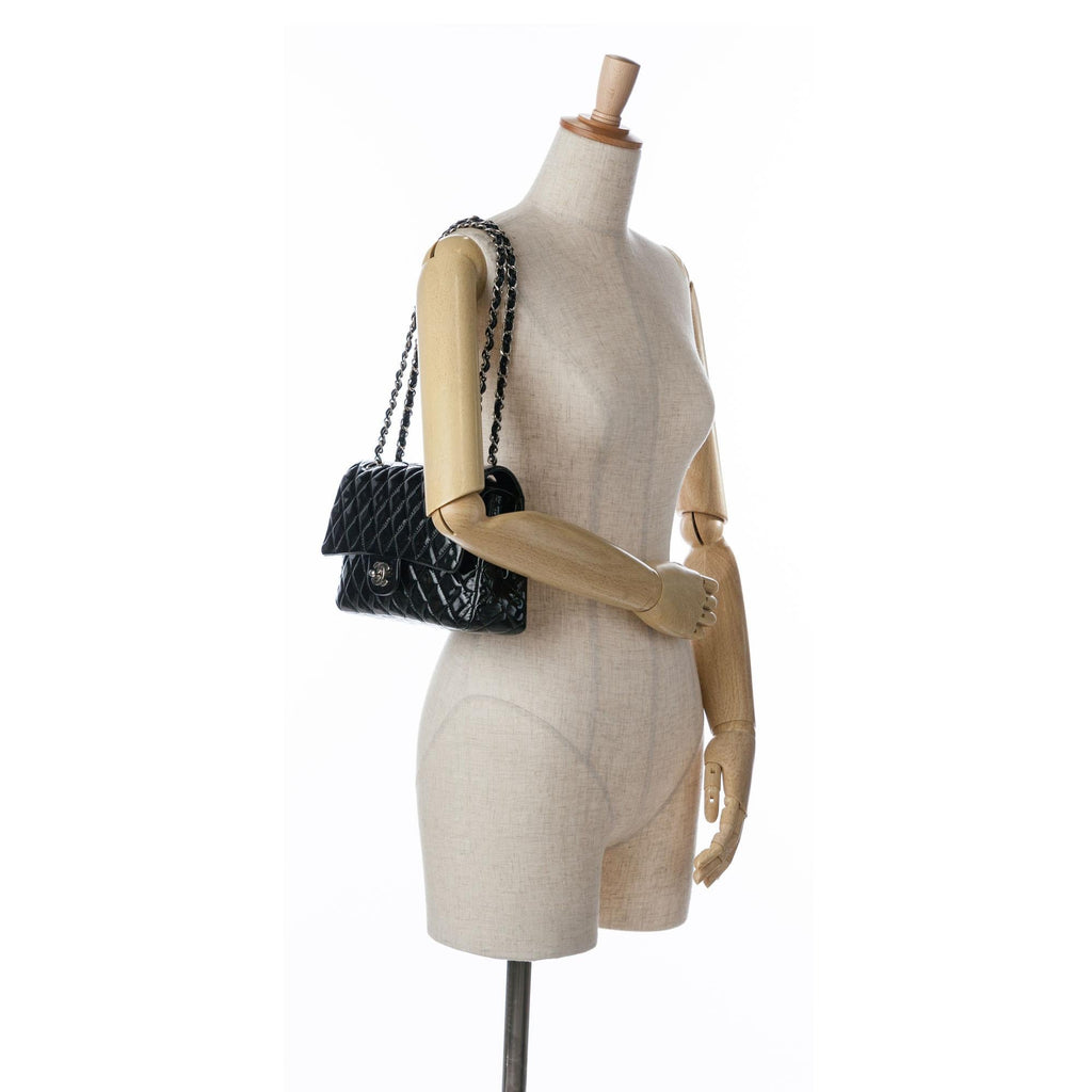 Chanel Medium Classic Patent Double Flap (SHG-60TH8D)