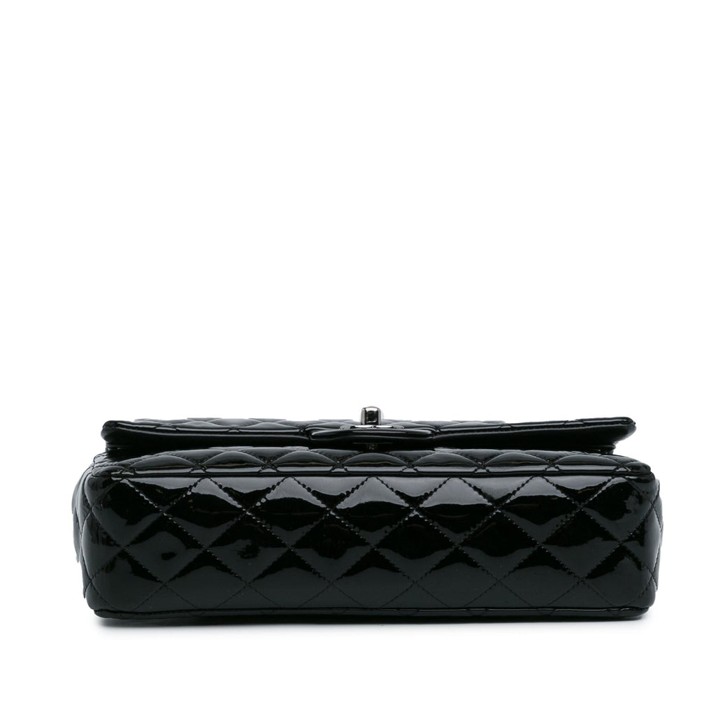 Chanel Medium Classic Patent Double Flap (SHG-BrQGTp)