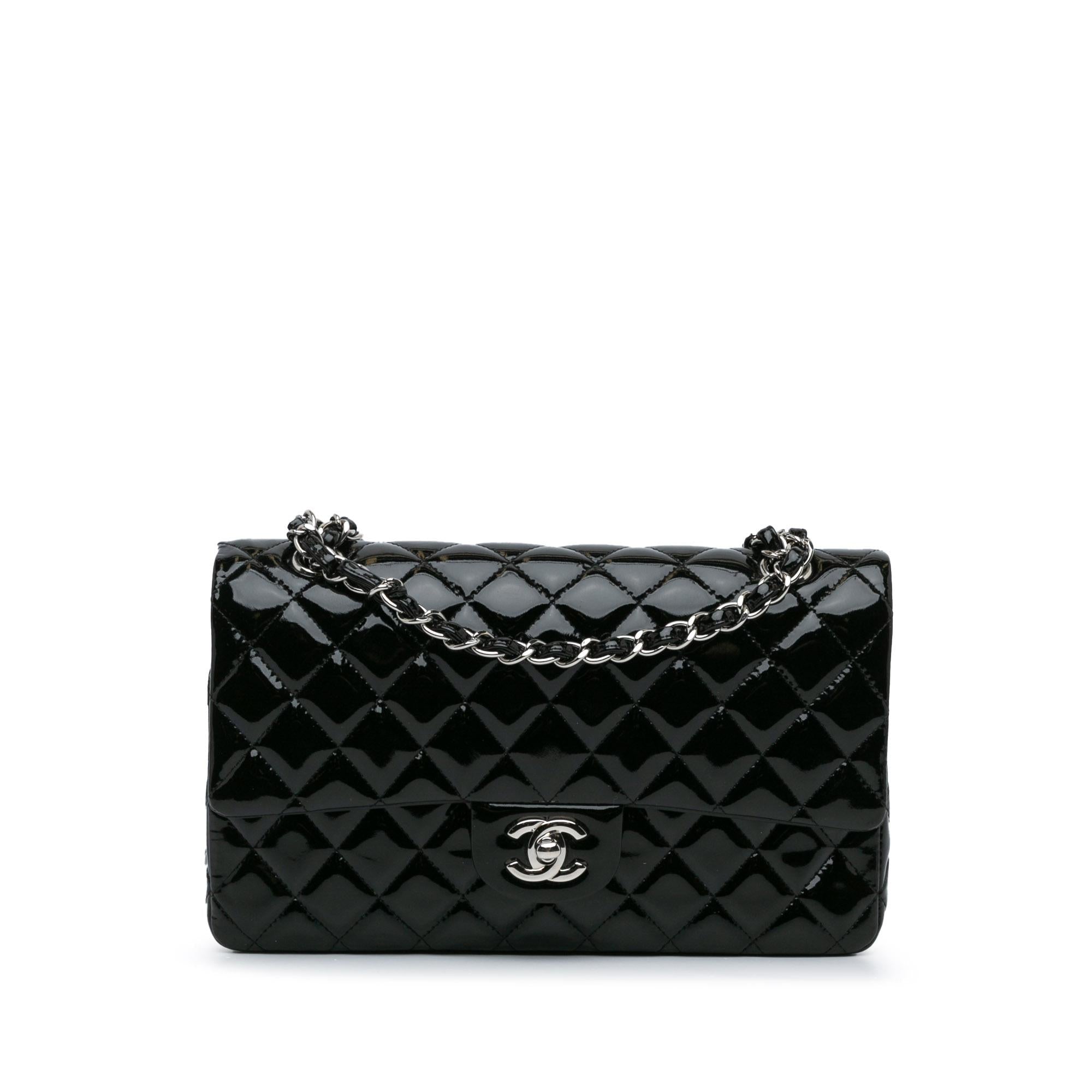 Chanel Medium Classic Patent Double Flap