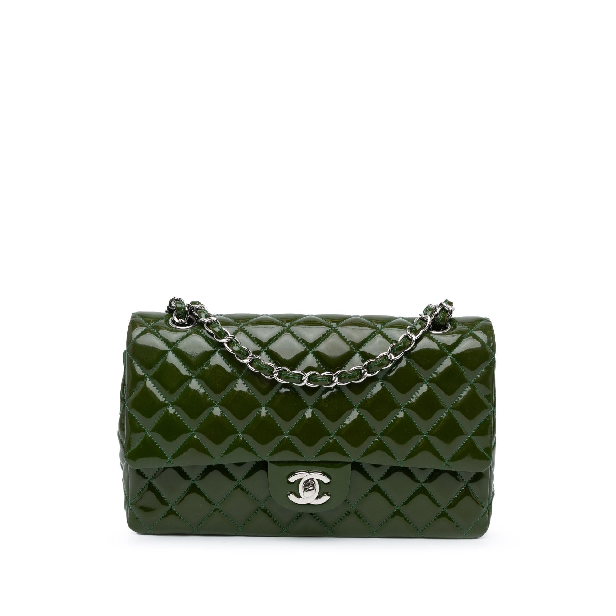 Chanel Medium Classic Patent Double Flap
