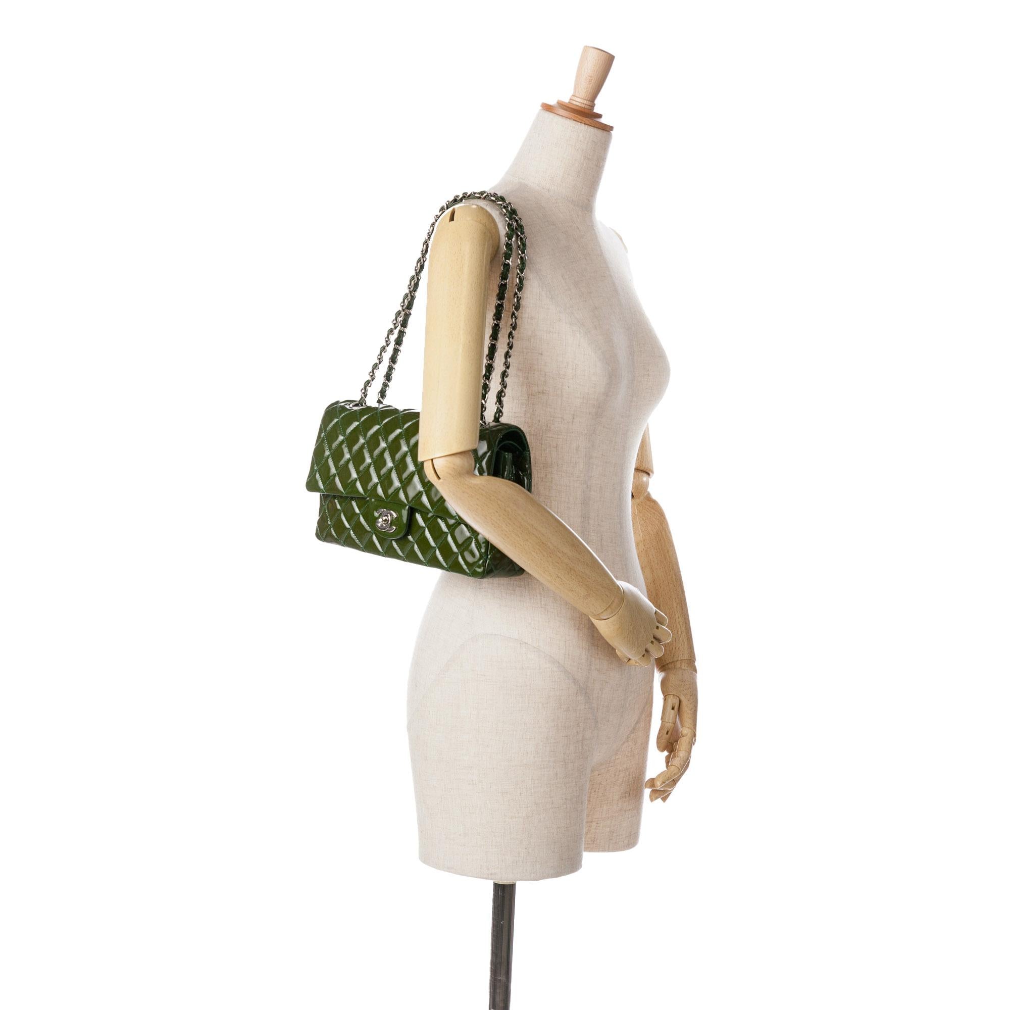 Chanel Medium Classic Patent Double Flap