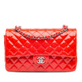 Chanel Medium Classic Patent Double Flap