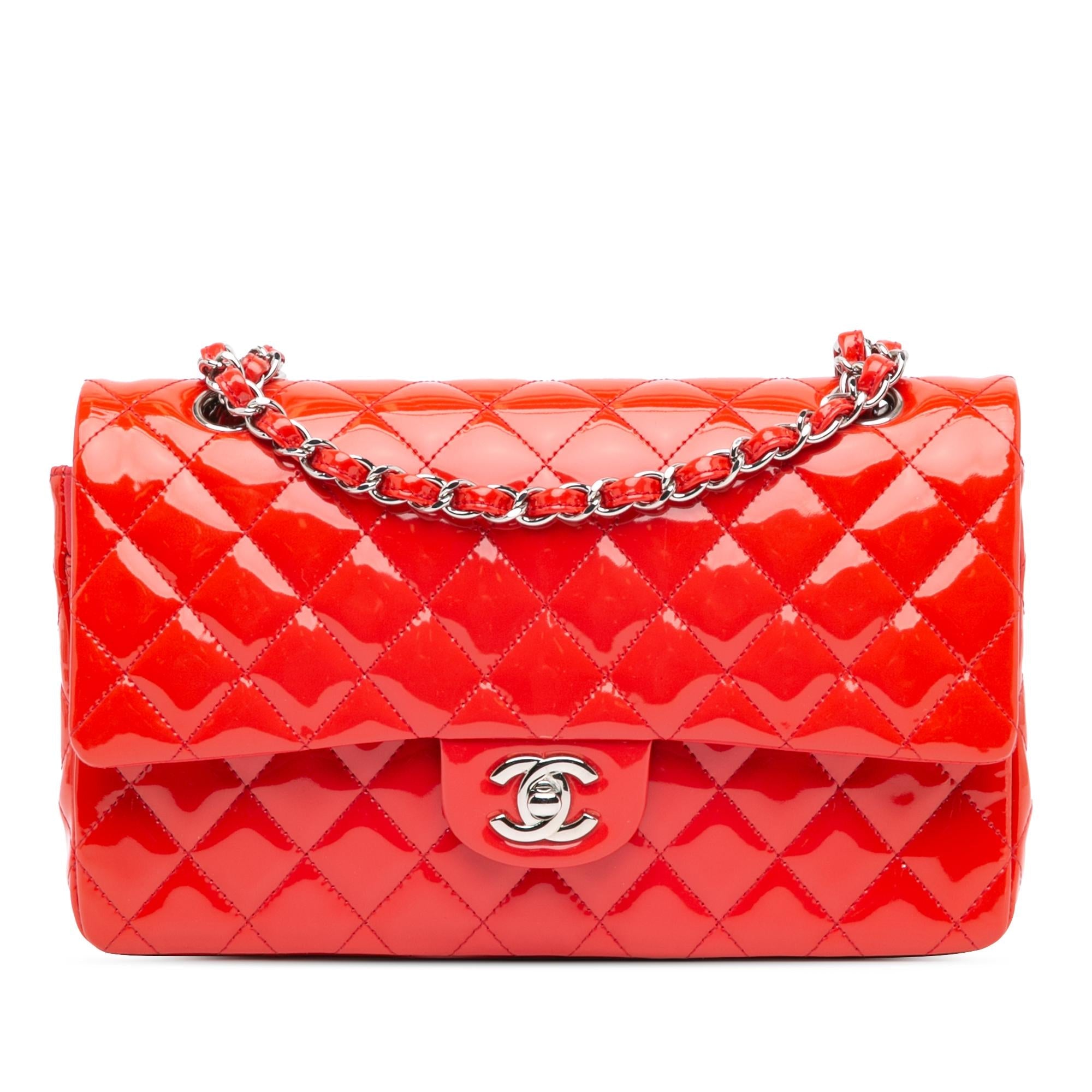 Chanel Medium Classic Patent Double Flap