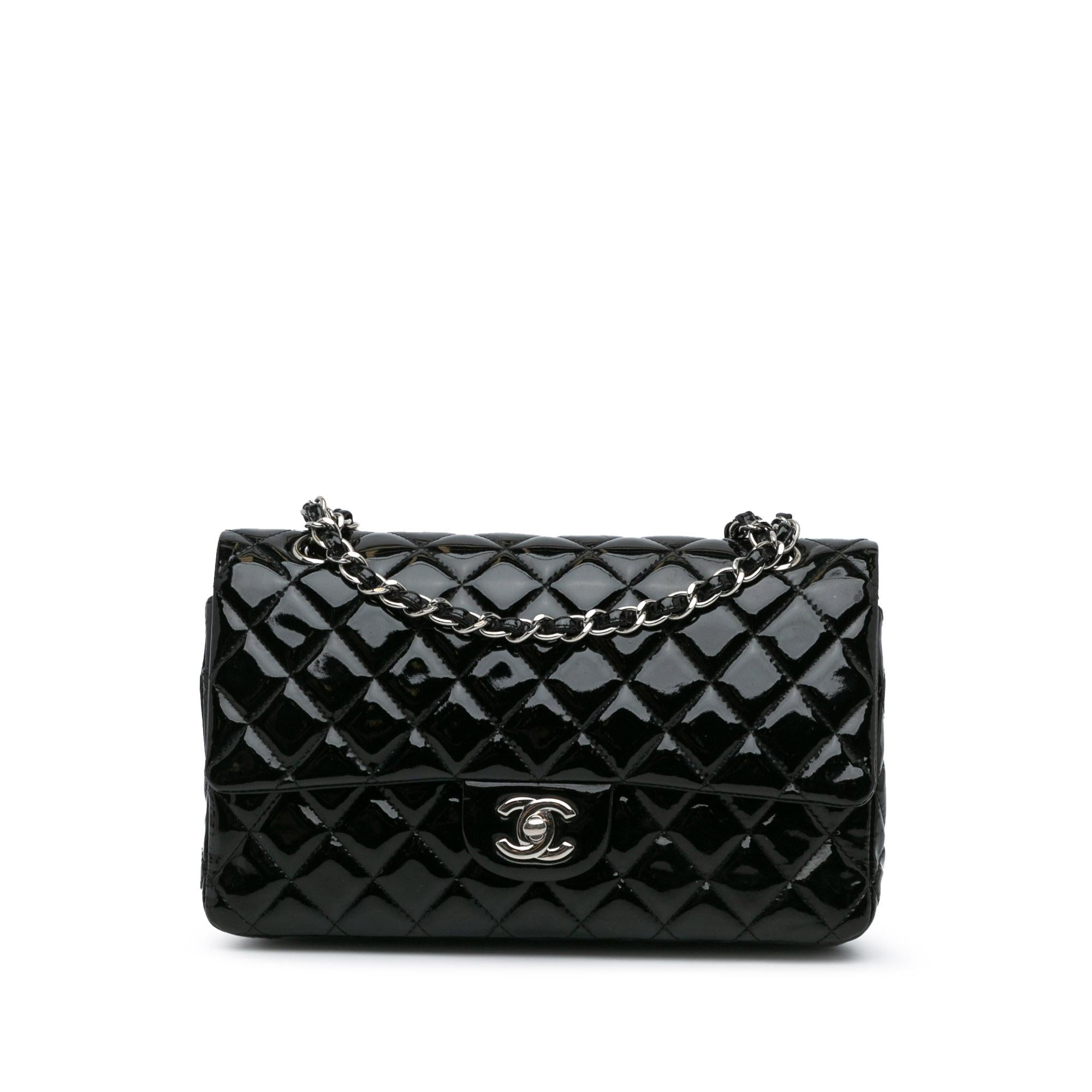 Chanel Medium Classic Patent Double Flap