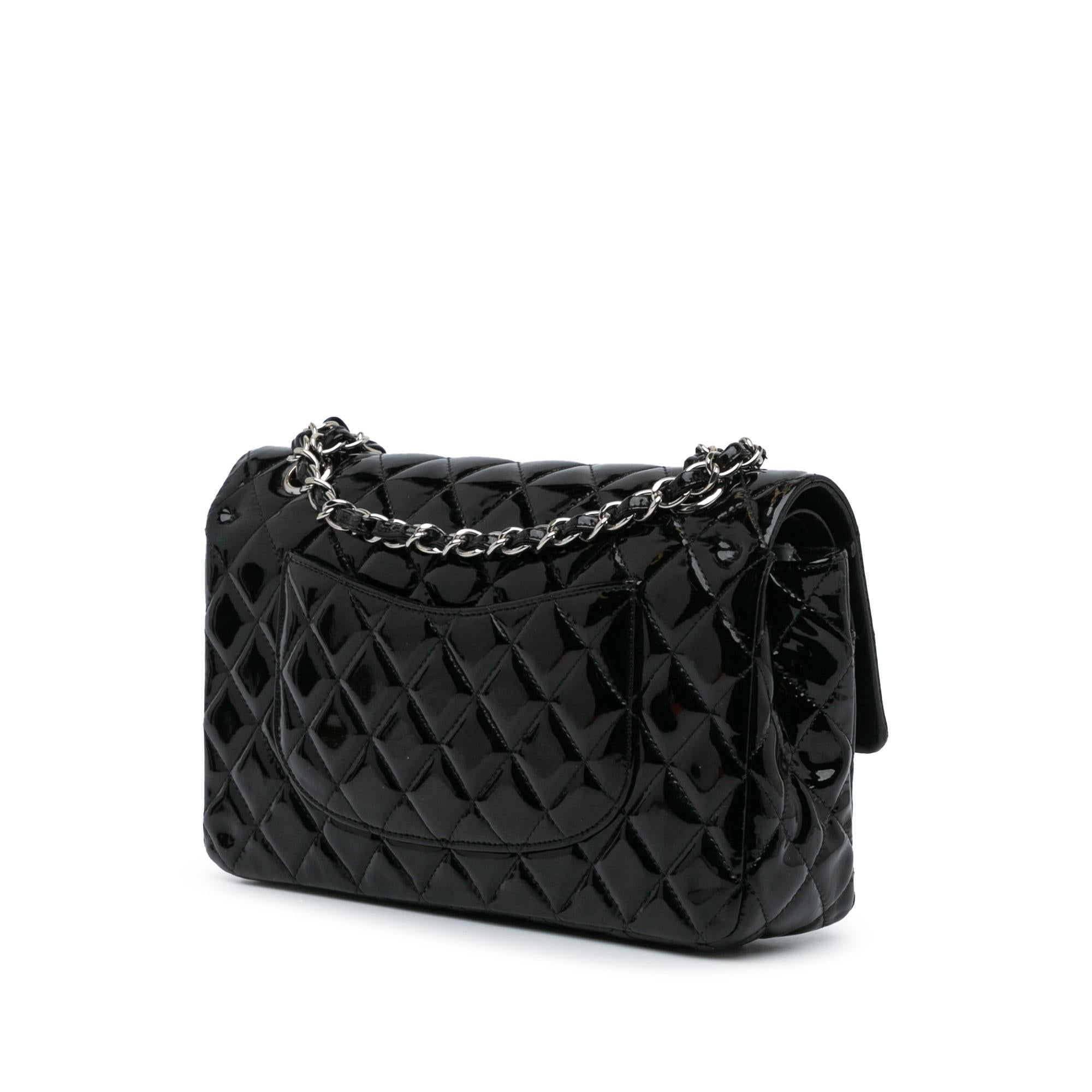 Chanel Medium Classic Patent Double Flap