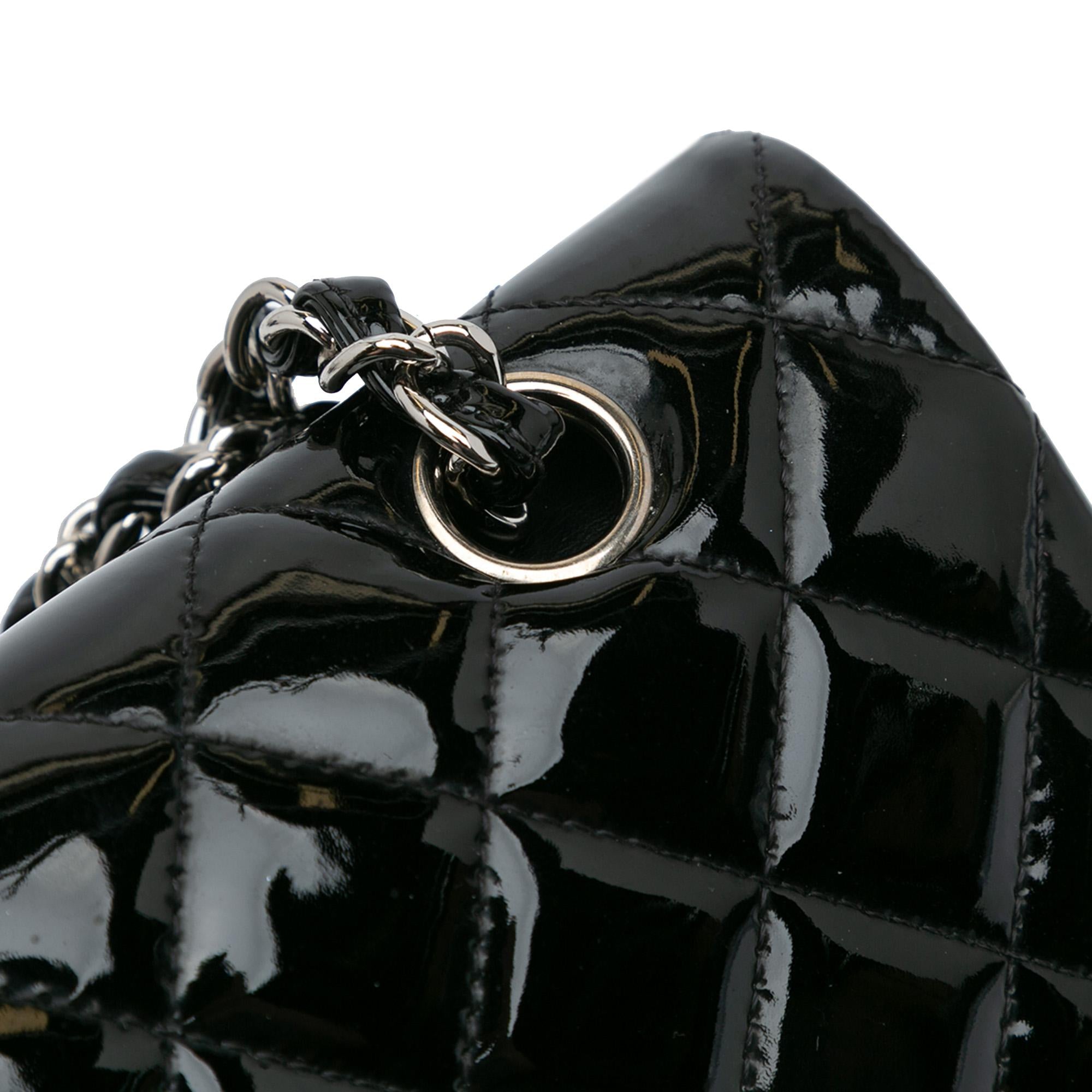 Chanel Medium Classic Patent Double Flap